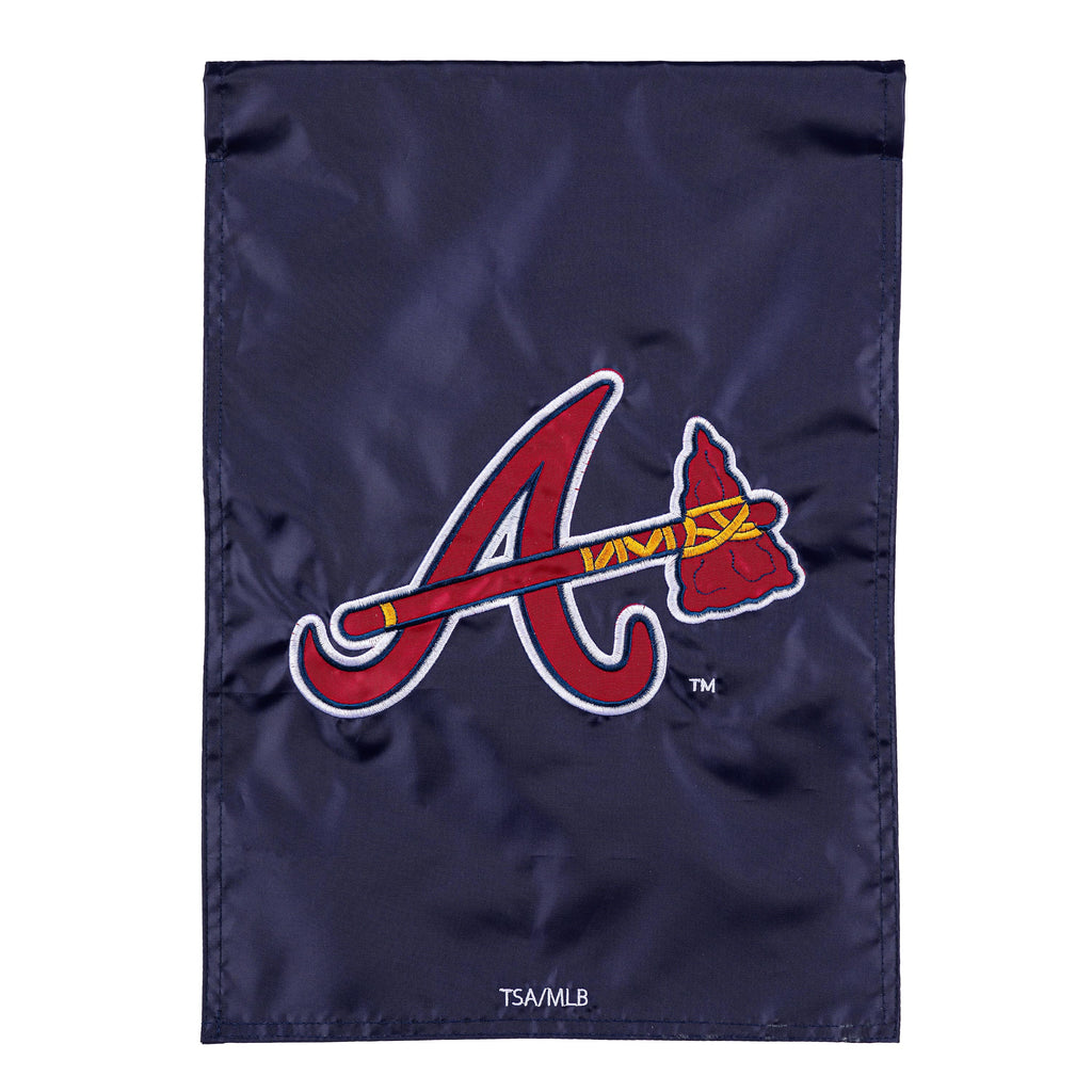 Atlanta Braves Applique Garden Flag