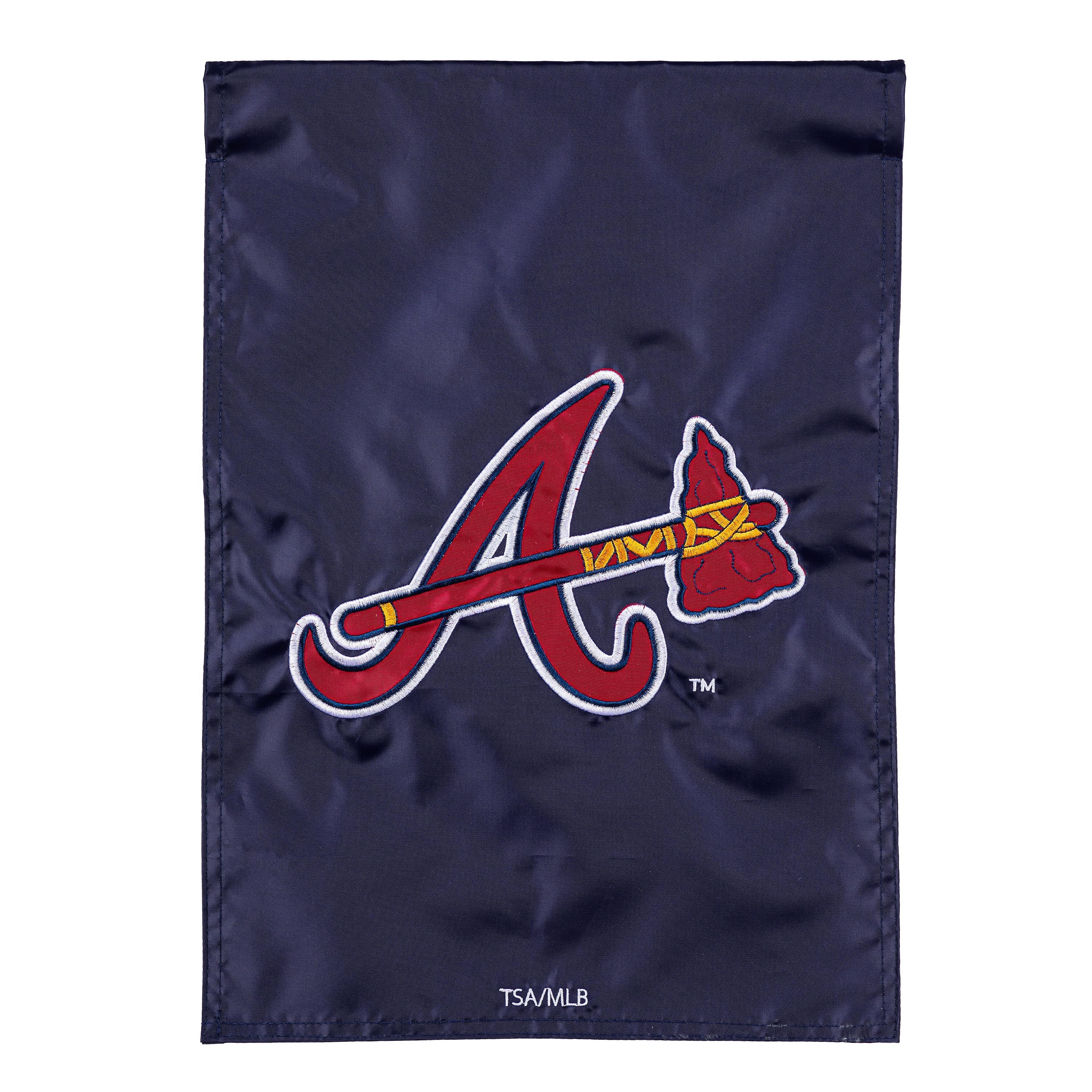 Atlanta Braves Applique Garden Flag