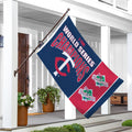Minnesota Twins Single Sided Flag w/ 2 Grommets, 3'x5' Multi Win Flag
