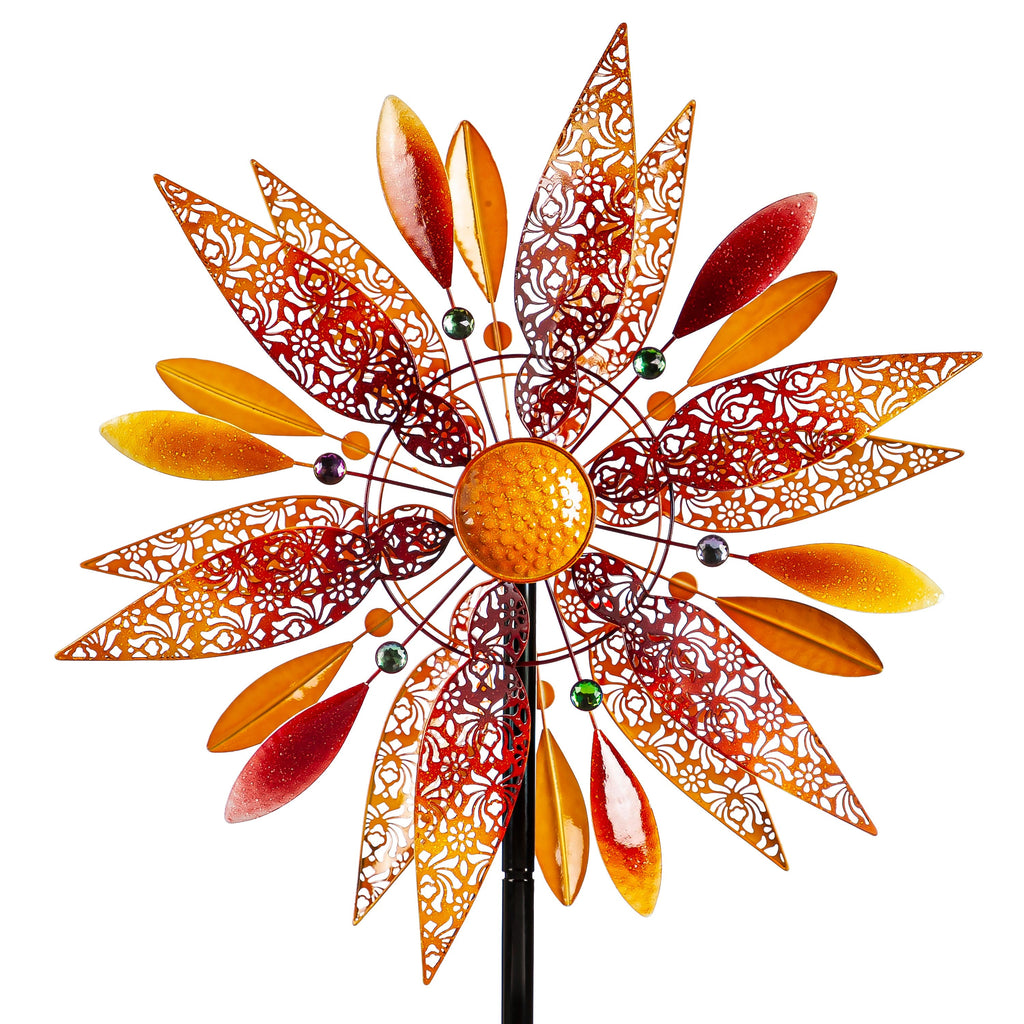 Wind Spinner, Fligree Leaves