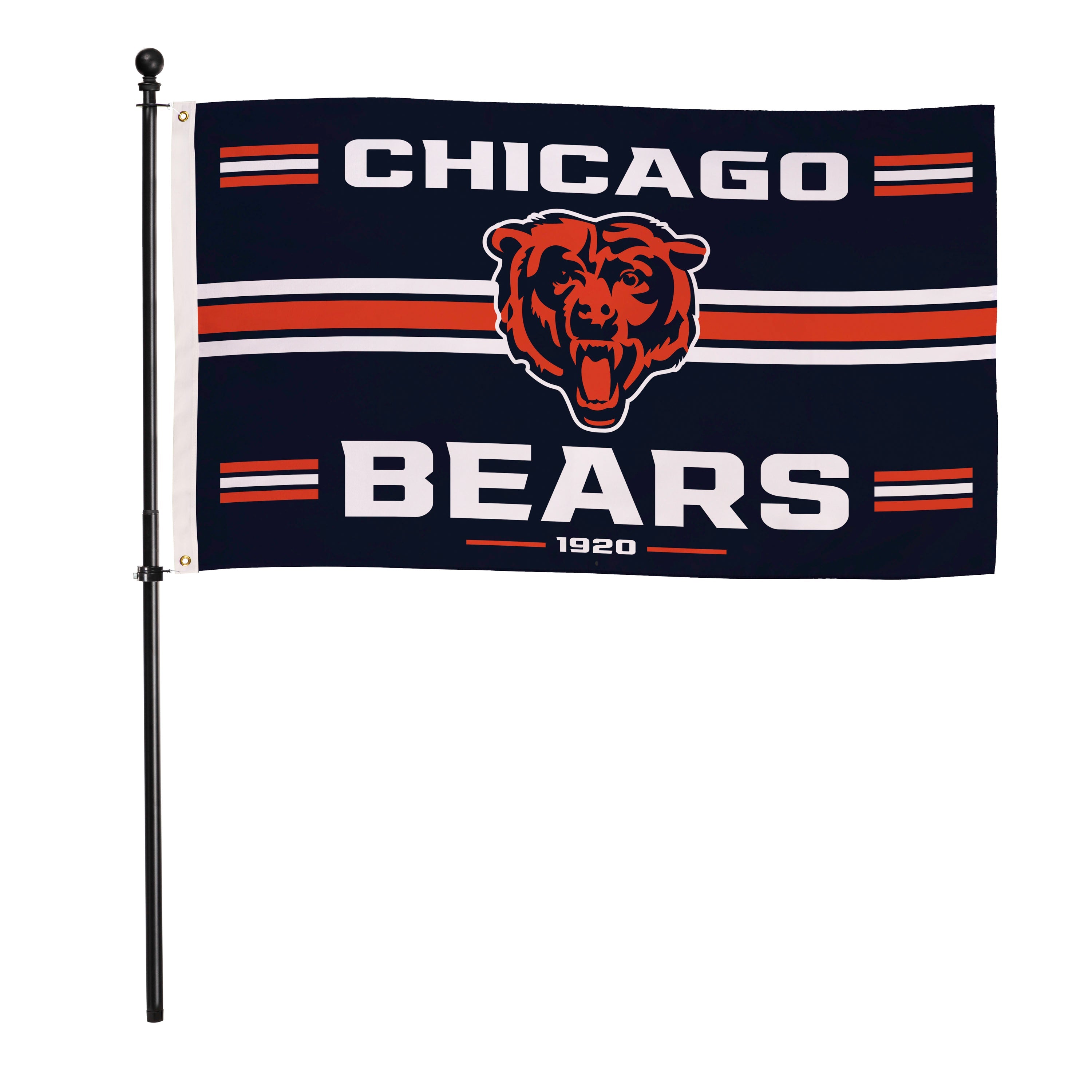 Chicago Bears Single Sided Estate Flag with 2 Grommets, 3'x5'
