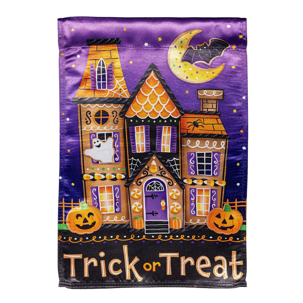 Trick or Sweets Lustre Garden Flag
