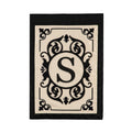 Cambridge Monogram Garden Applique Flag, Letter S