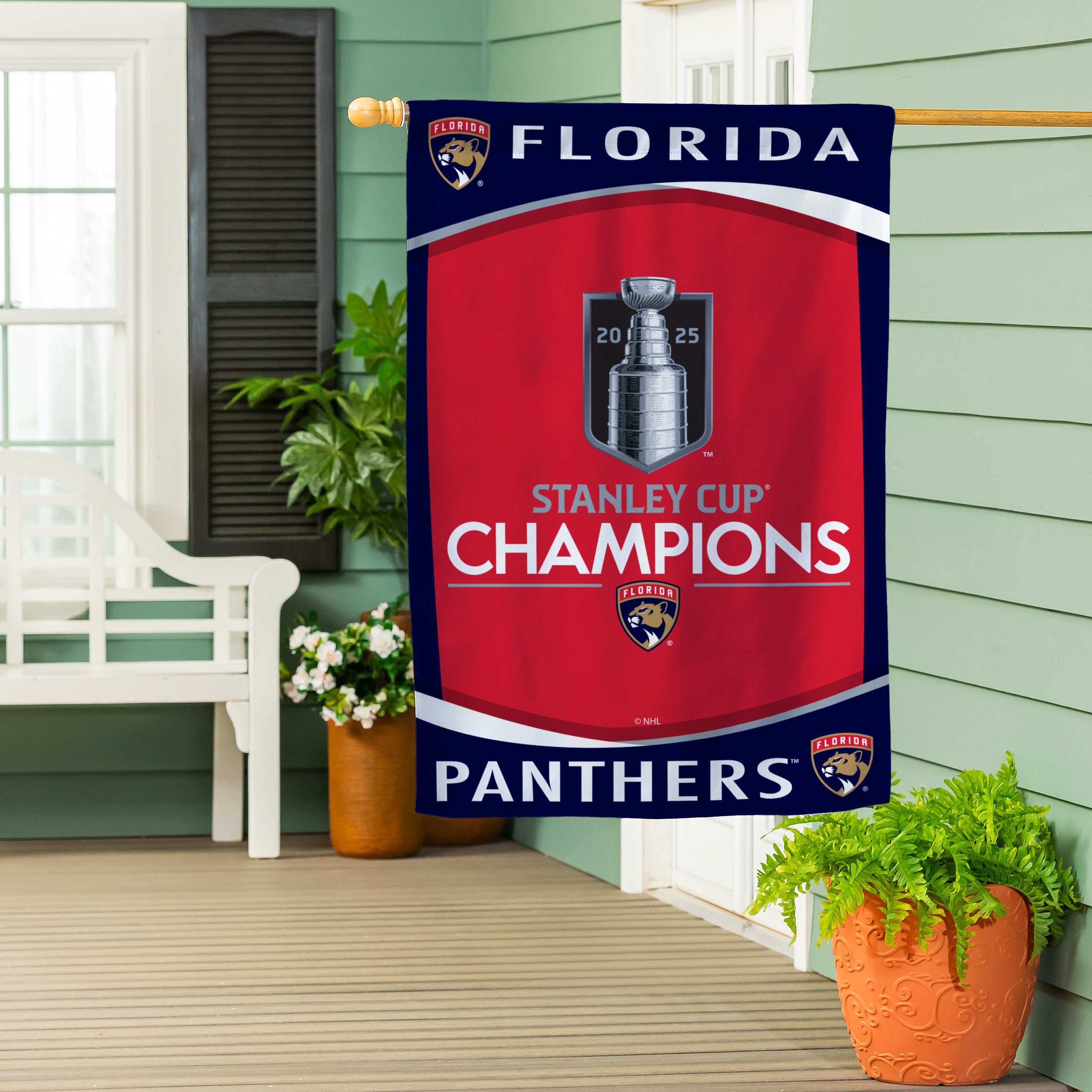 Florida Panthers, Stanley Cup 2025 Champions Flag, House