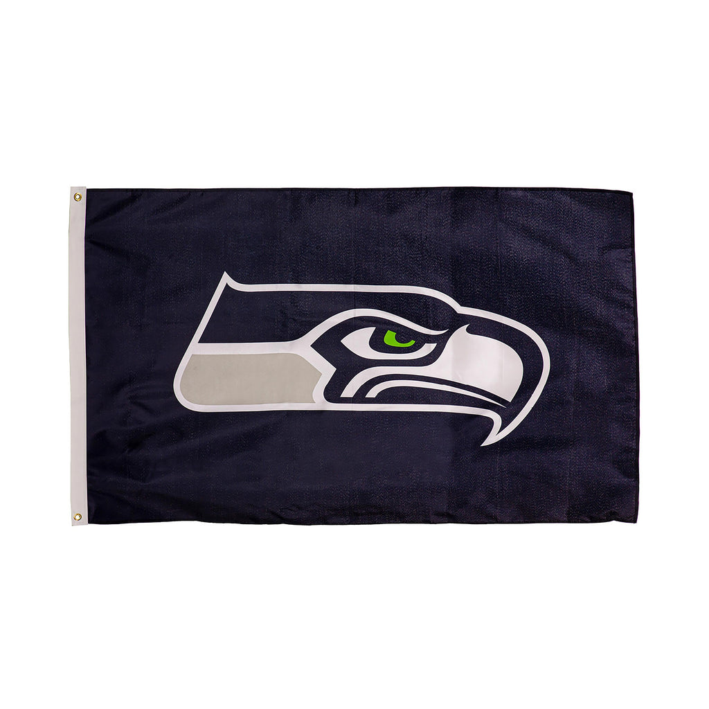 Seattle Seahawks Single Sided Estate Flag with 2 Grommets, 3'x5'