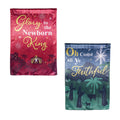 Newborn King Reversible Lustre House Flag