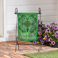 Luck Of The Irish Suede Garden Flag
