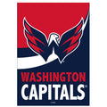 Washington Capitals Burlap Flag House Size