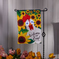 Animated Welcome To Our Coop Applique Lighted Garden Flag