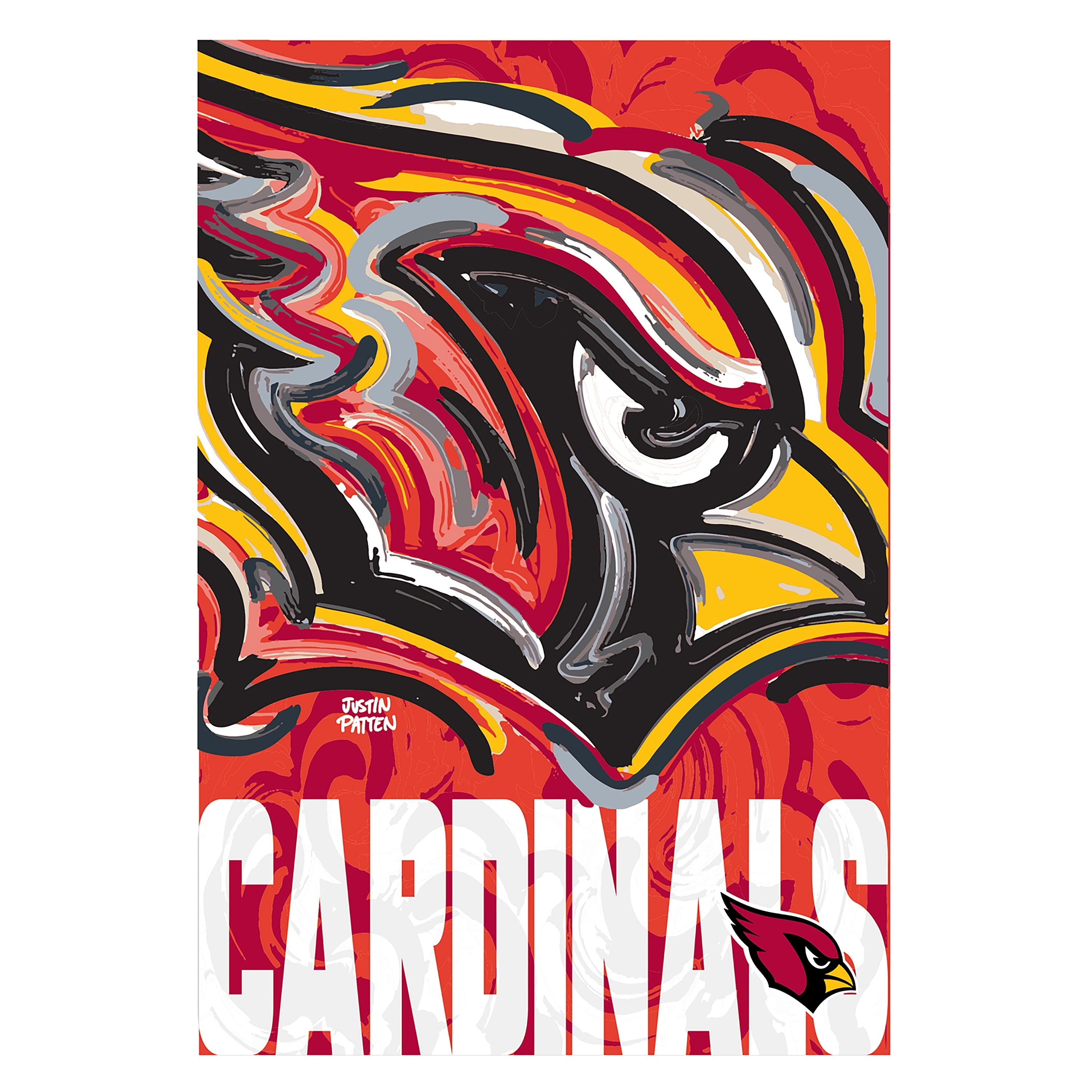 Arizona Cardinals, Suede GDN, Justin Patten Logo