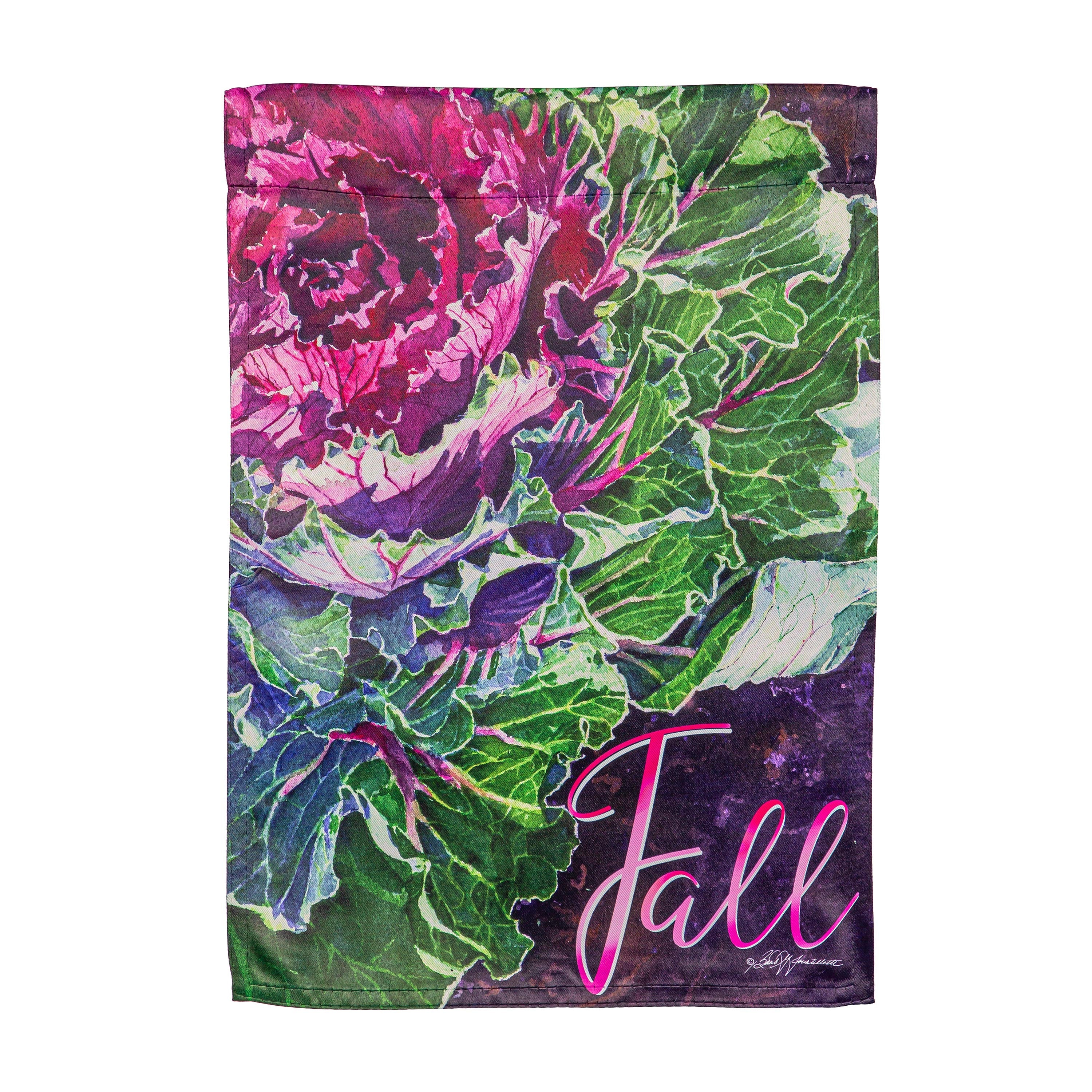 Fall Beauty Suede Garden Flag