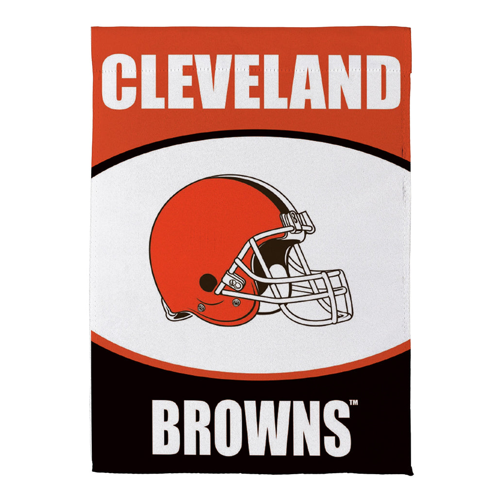 Cleveland Browns Suede Garden Flag