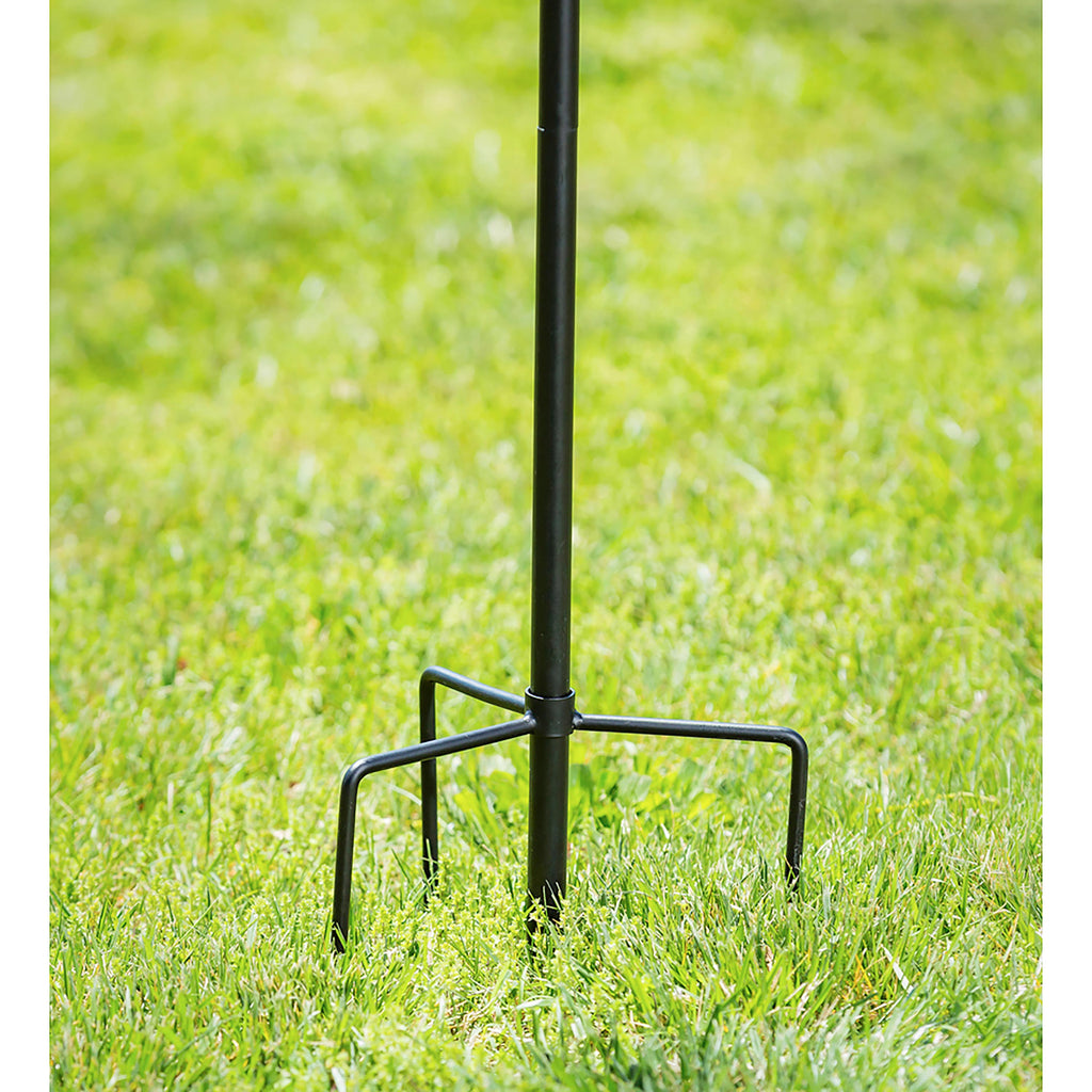 84"H 3 Tier Wind Spinner, Primary Color Ombre Waves in Motion