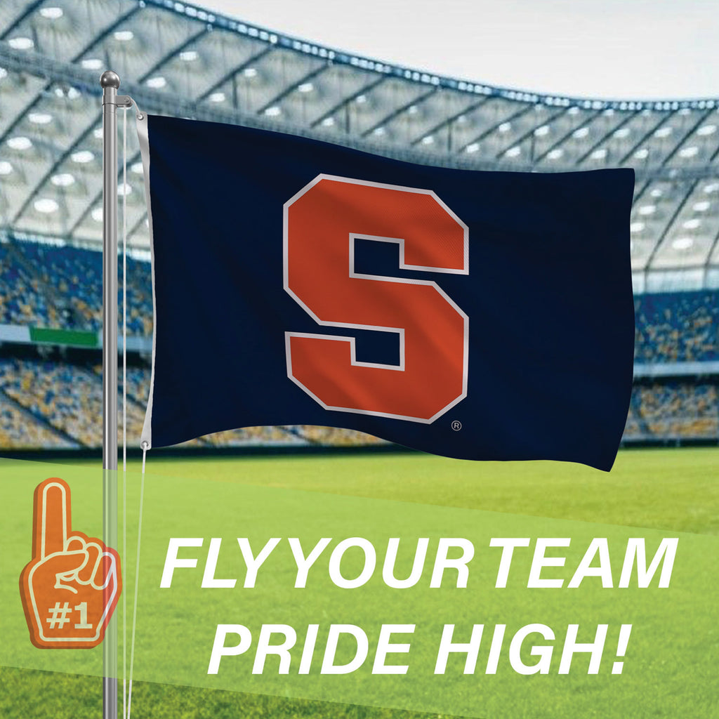 Syracuse University Single Sided Estate Flag with 2 Grommets, 3'x5'