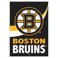 Boston Bruins Burlap Flag House Size