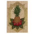 House Burlap Pineapple Flag