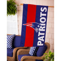 Double-Sided Embellished NFL Team Pride Applique House Flag, New England Patriots