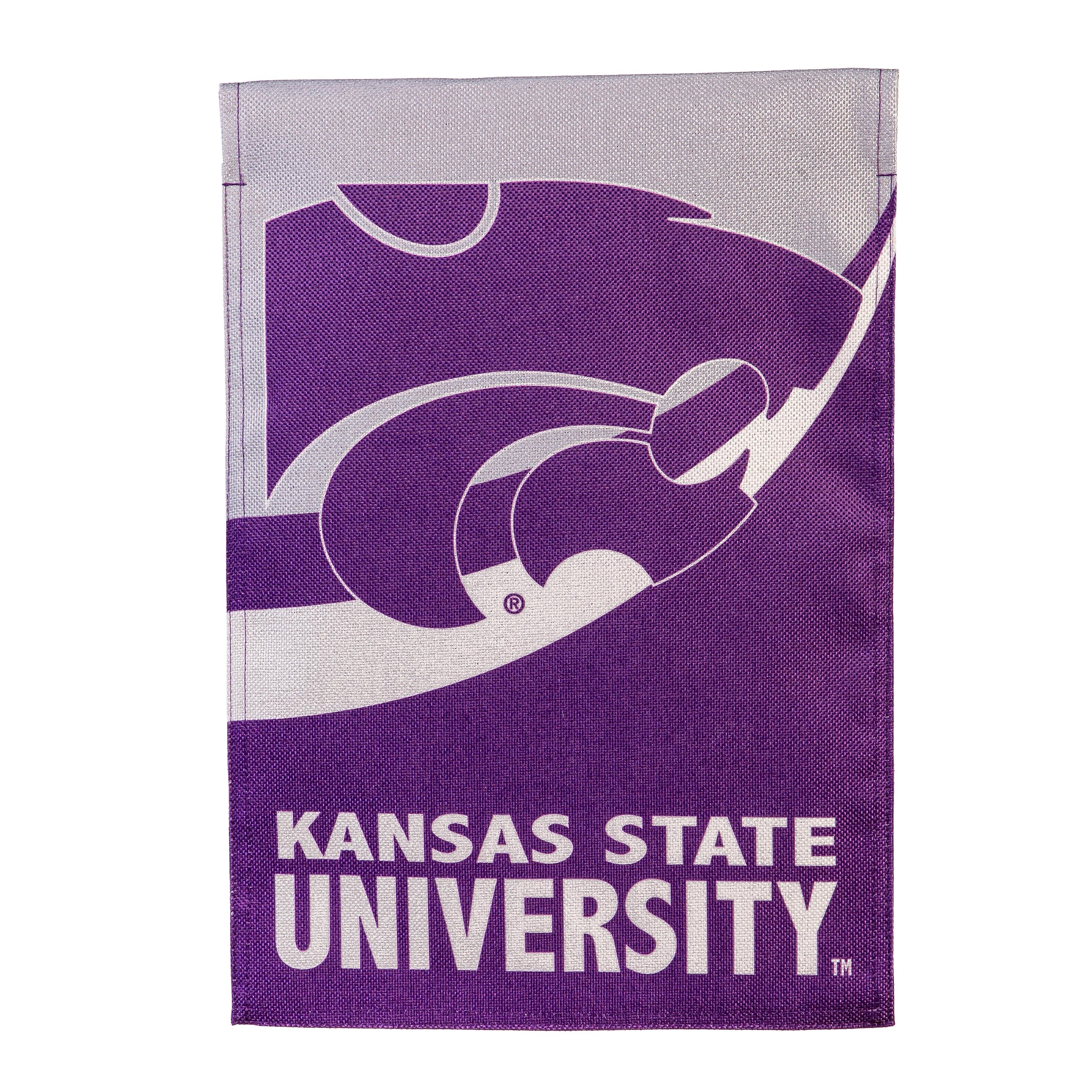 Kansas State University Burlap Flag GDN Size