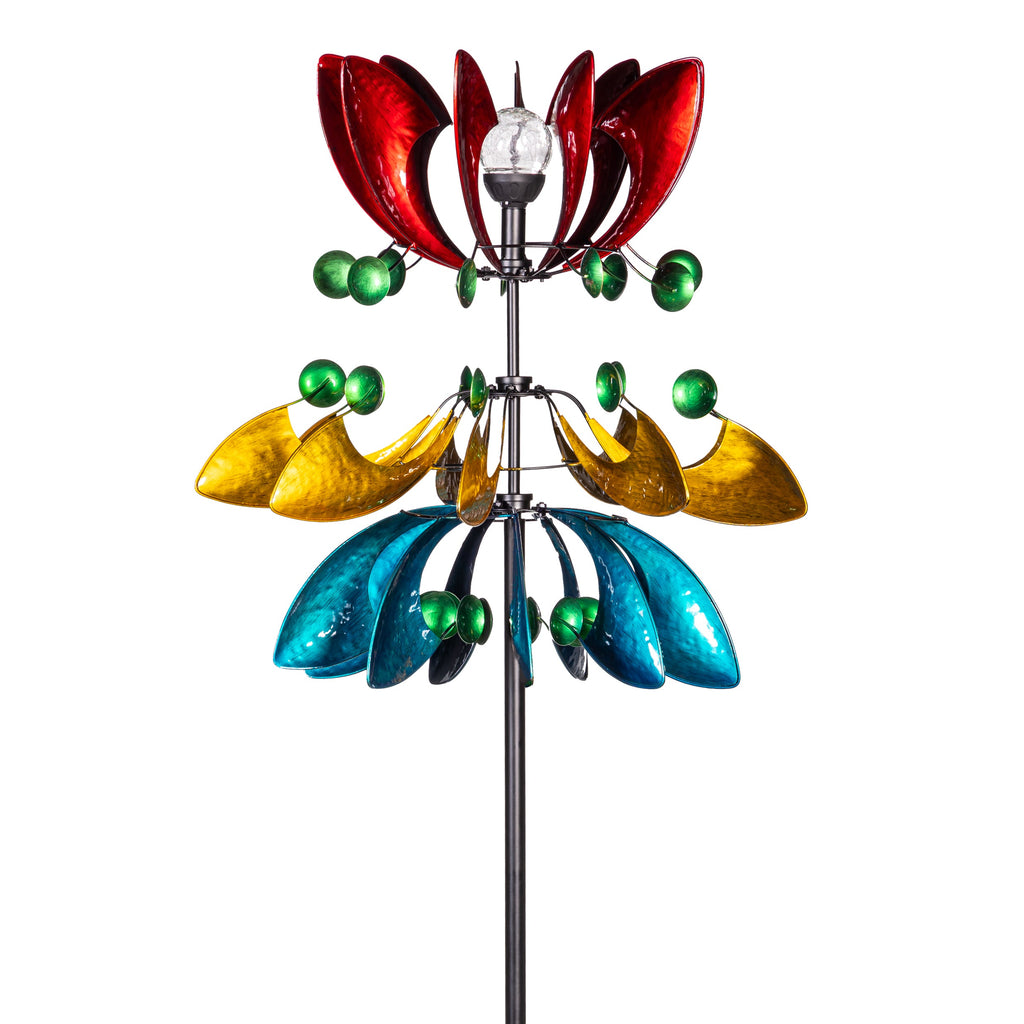 Colorful Solar Wind Spinner 85"H