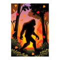 Bigfoot Fall Suede House Flag