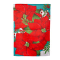 Poinsettia Suede Garden Flag