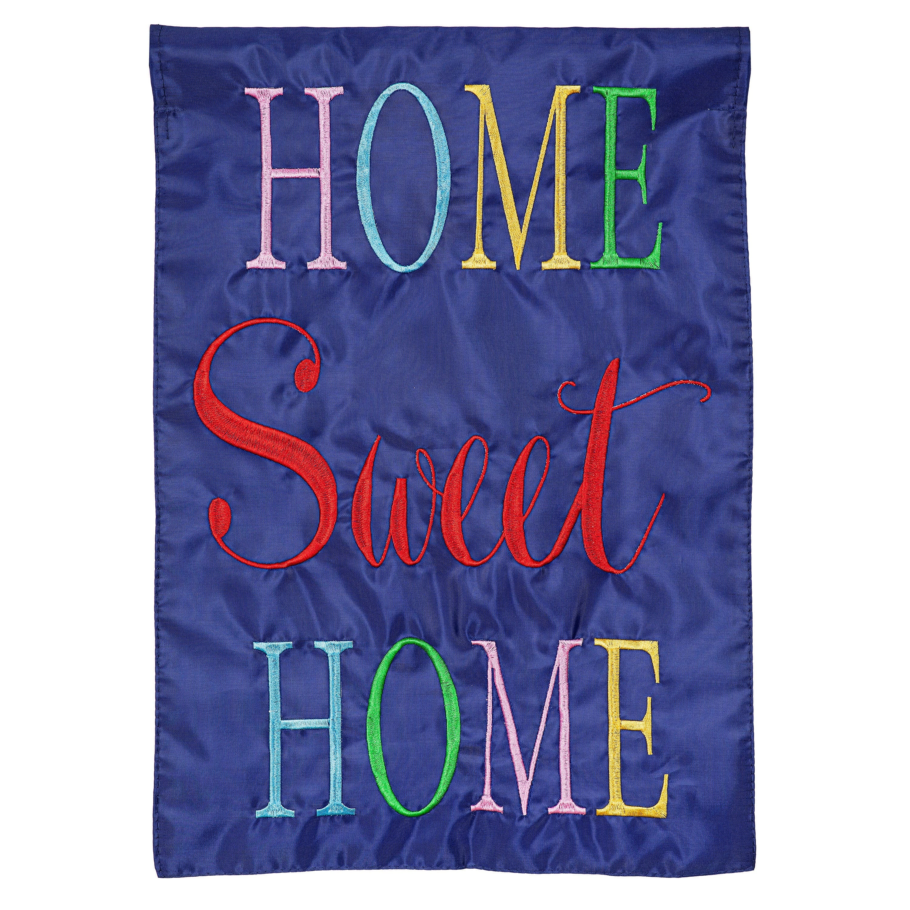 Home Sweet Home Basic Applique Garden Flag