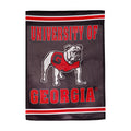 Embossed Suede Flag, GDN Size, University of Georgia, Alternate Bulldog Logo