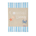 Coastal Living Burlap Garden Flag