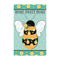 Home Sweet Home Bee Applique House Flag