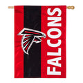 Double-Sided Embellished NFL Team Pride Applique House Flag, Atlanta Falcons