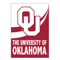 University of Oklahoma Burlap Flag GDN Size