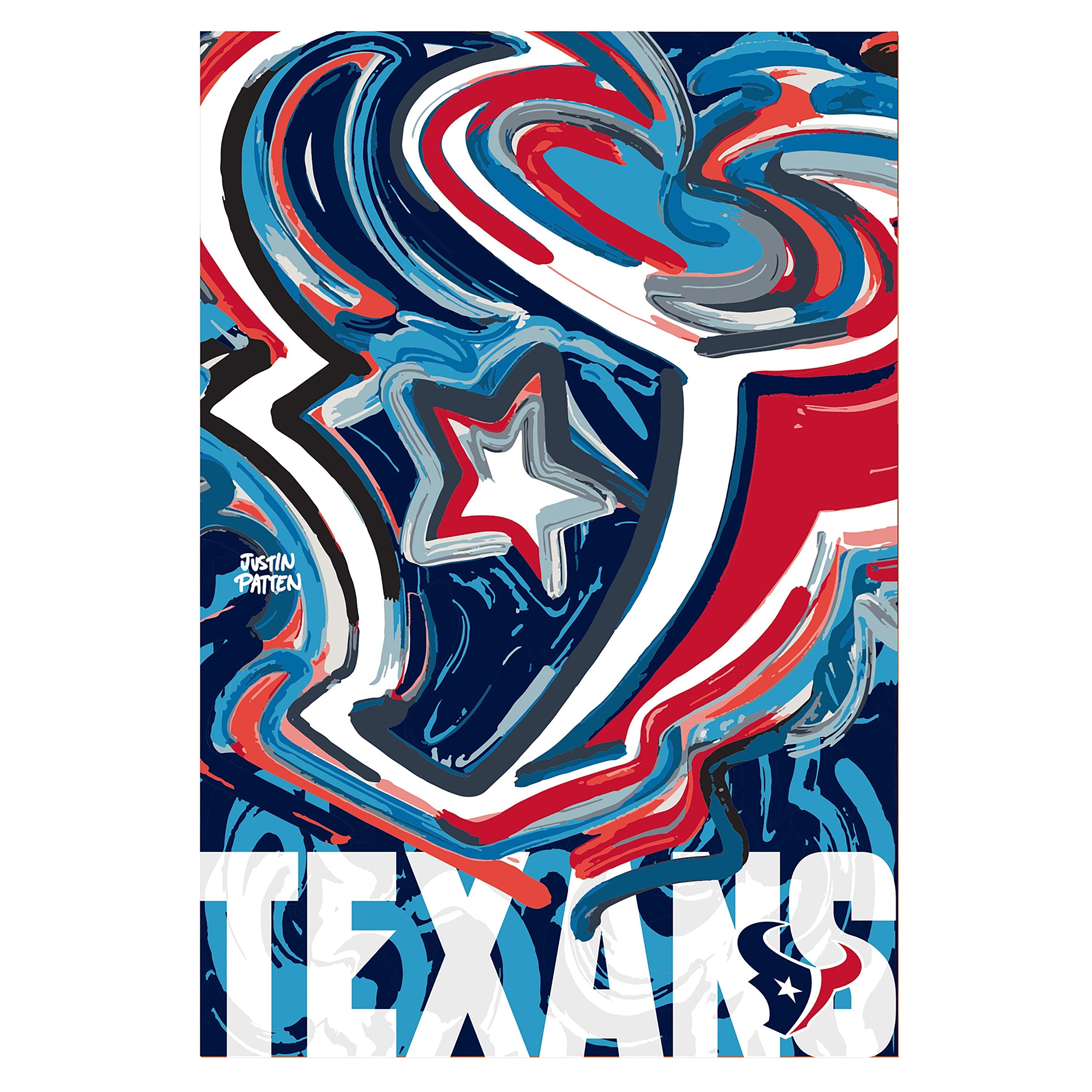Houston Texans, Suede GDN, Justin Patten Logo