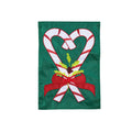 Candy cane Basic Applique Garden Flag