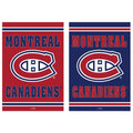 Embossed Suede Flag, House Size, Montreal Canadiens