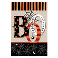 Polka Dots & Stripes Boo Suede House Flag