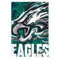 Philadelphia Eagles Justin Patten Logo Suede Garden Flag