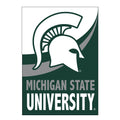 Michigan State University Burlap House Flag