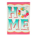 Welcome Home Garden Suede Flag