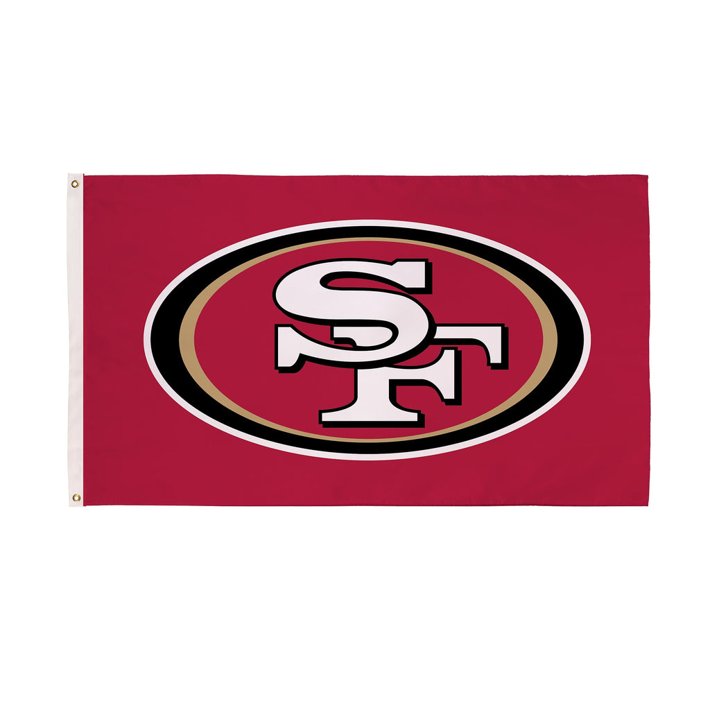 San Francisco 49ers Single Sided Estate Flag with 2 Grommets, 3'x5'