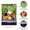 Trick-or-Treat Truck Garden Suede Flag