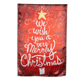 We Wish You a Merry Christmas Reversible Lustre House Flag