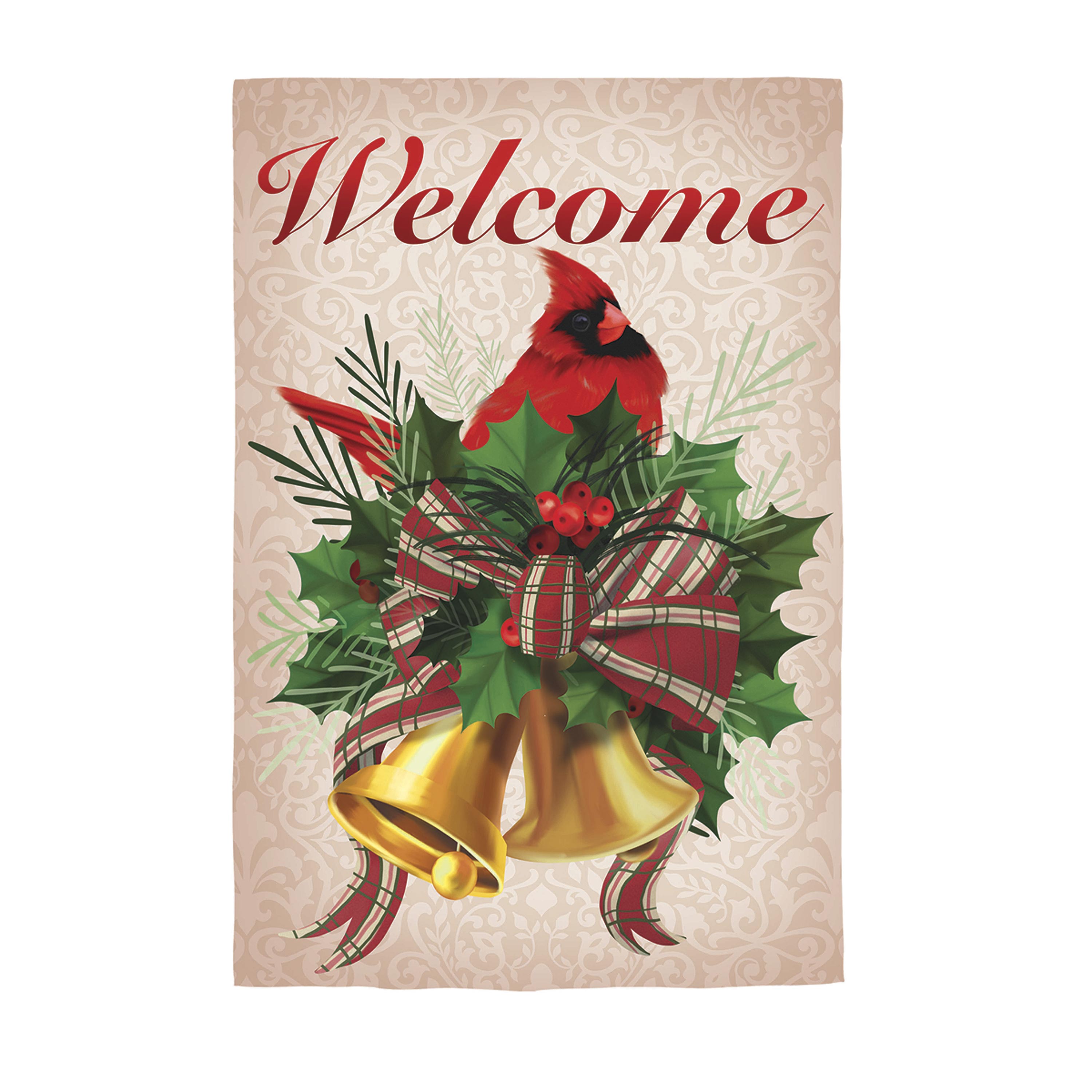 Welcome Cardinal Lustre House Flag