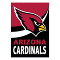 Arizona Cardinals Burlap House Flag