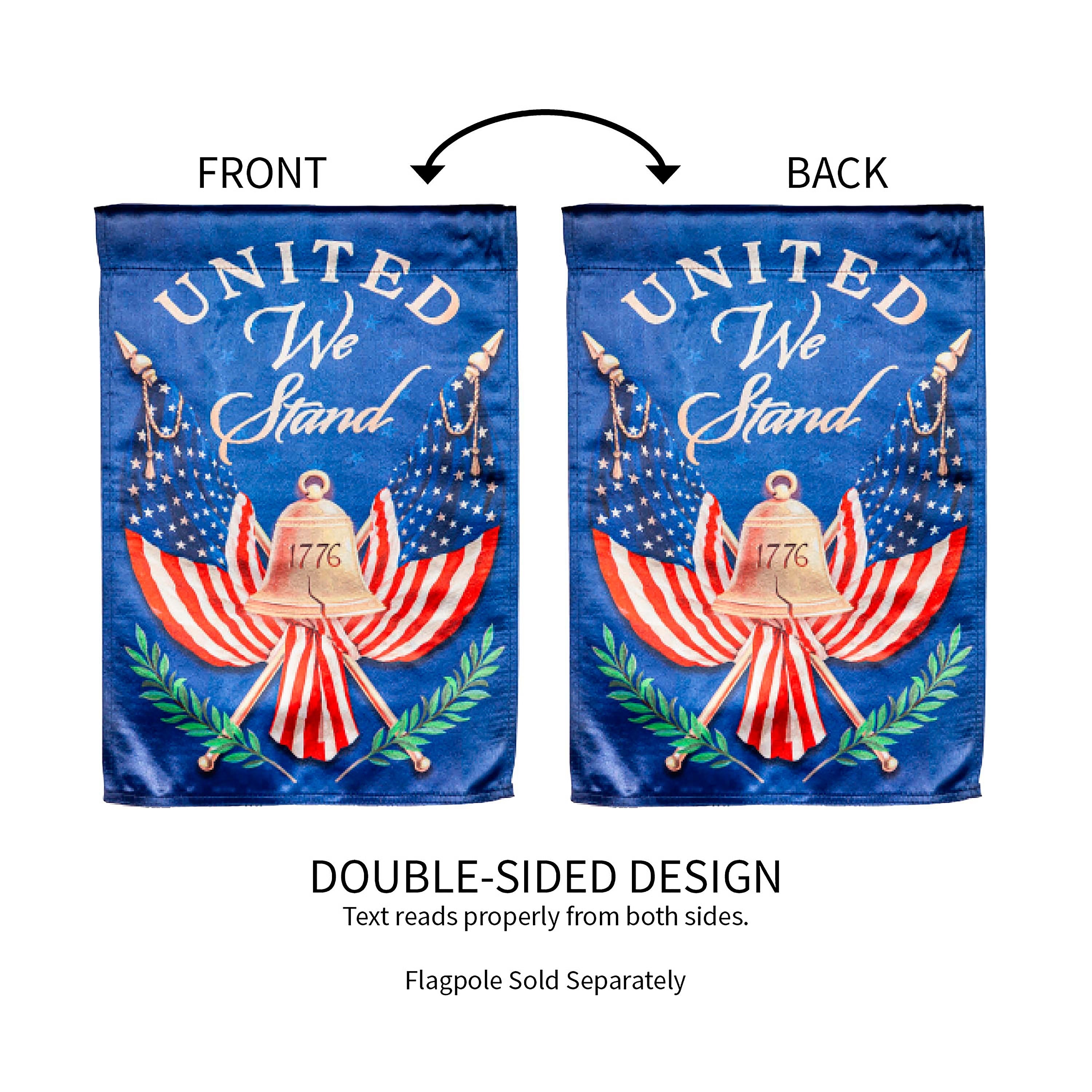 United We Stand Garden Lustre Flag, SNL
