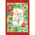 Field of Flowers Suede Garden Flag