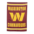 Embossed Suede Flag, House Size, Washington Commanders