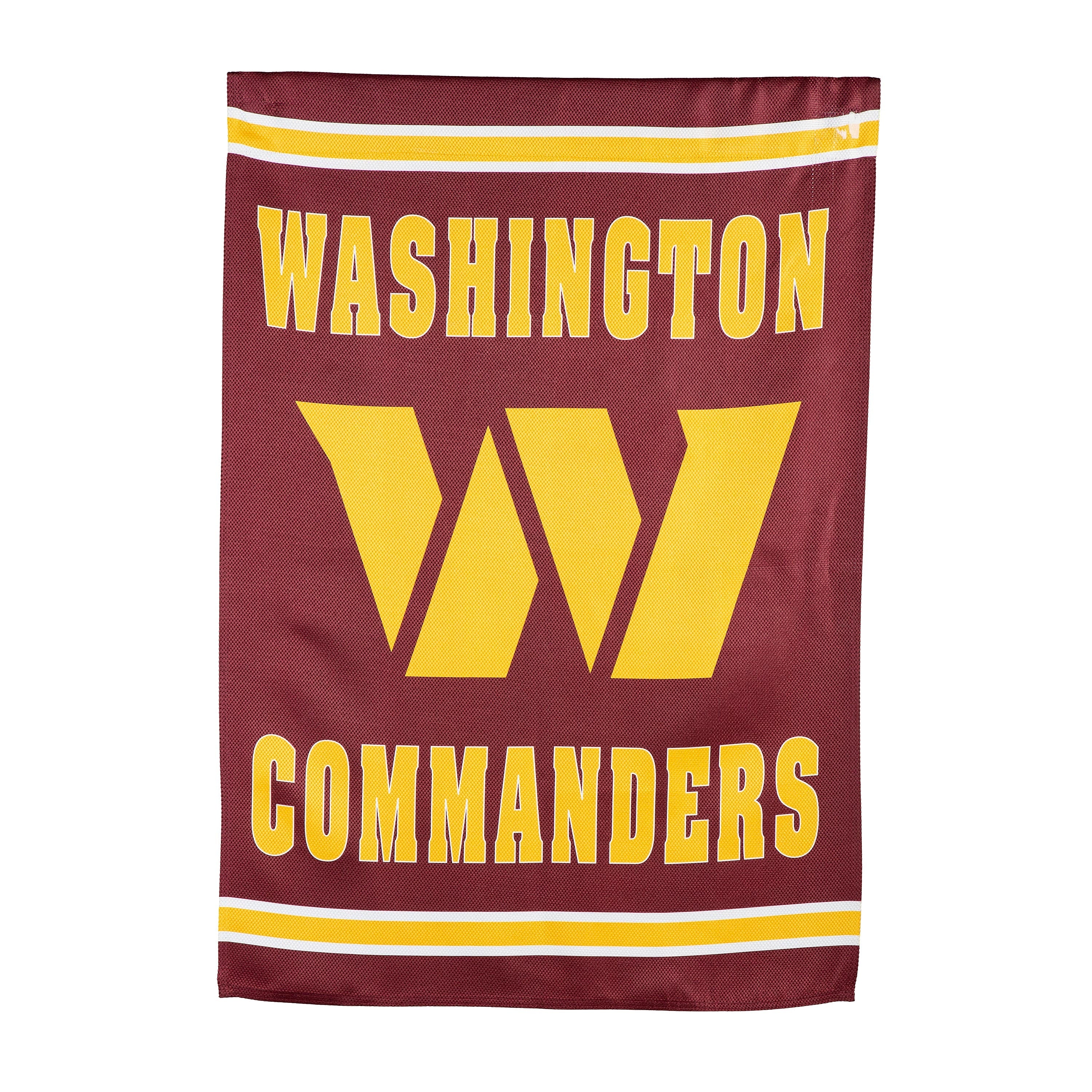 Embossed Suede Flag, House Size, Washington Commanders