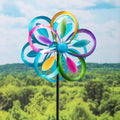 75"H Wind Spinner, Multi-Color Rings