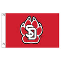 University of South Dakota Single Sided Flag w/ 2 Grommets, 3'x5'