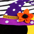 Witchy Black Cat Garden Linen Flag